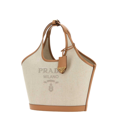 Sand Canvas Handbag - Image 4