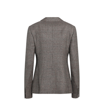 Prince of Wales Wool-Blend Single-Breasted Jacket - Image 2