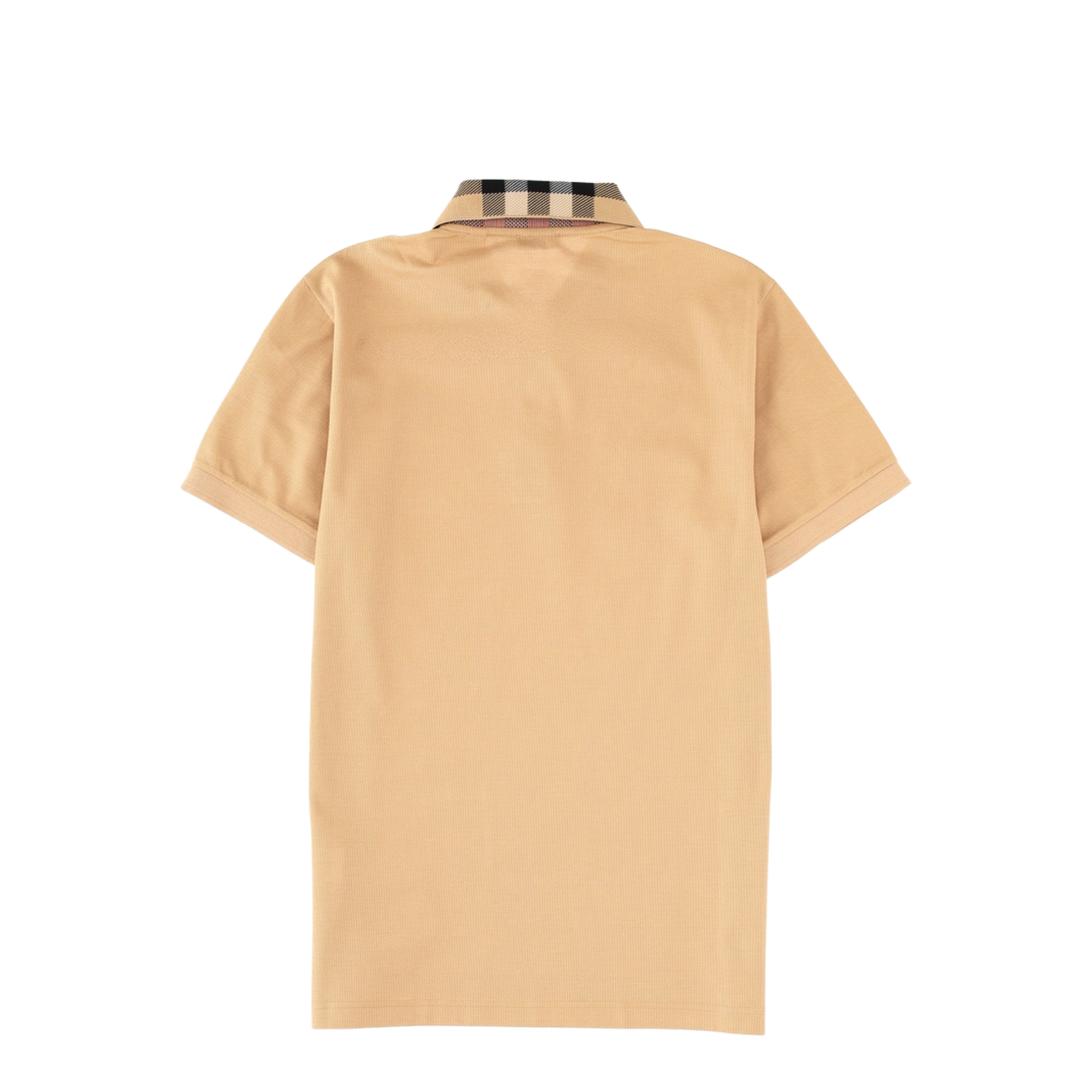 Check Collar Cotton Polo Shirt - Image 3