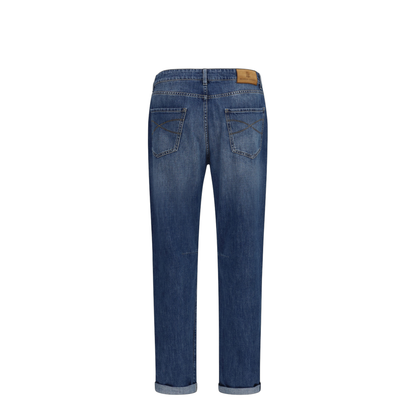 Straight Five-Pocket Jeans in Cotton - Image 2