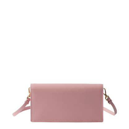 Pink Leather Clutch - Image 3