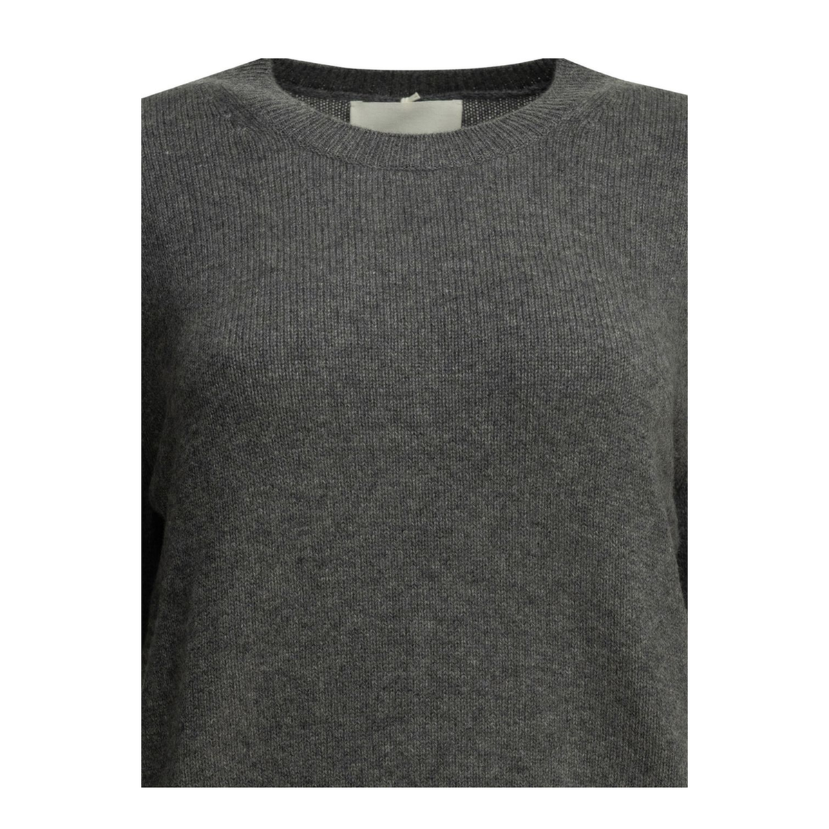 Cashmere Crewneck Sweater Dark Grey - Image 3