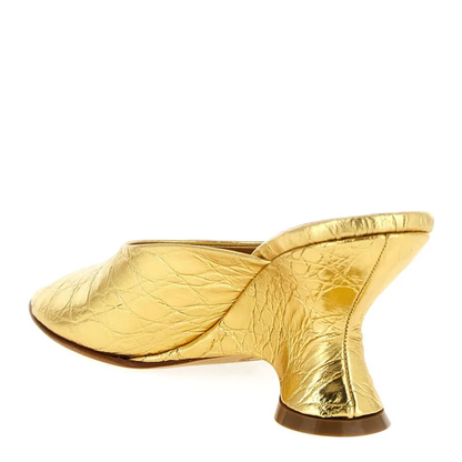 Open-toe leather mules - Image 3