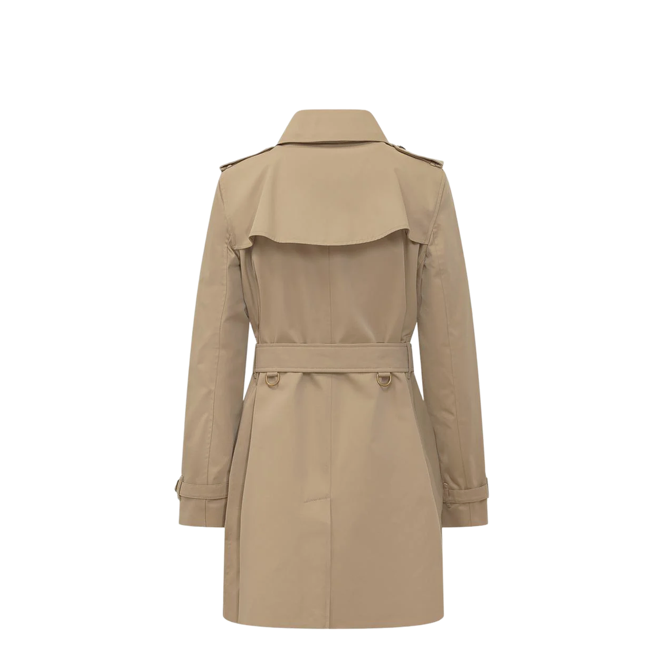 Beige Cotton Trench - Image 2
