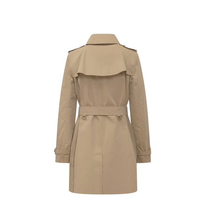 Beige Cotton Trench - Image 2