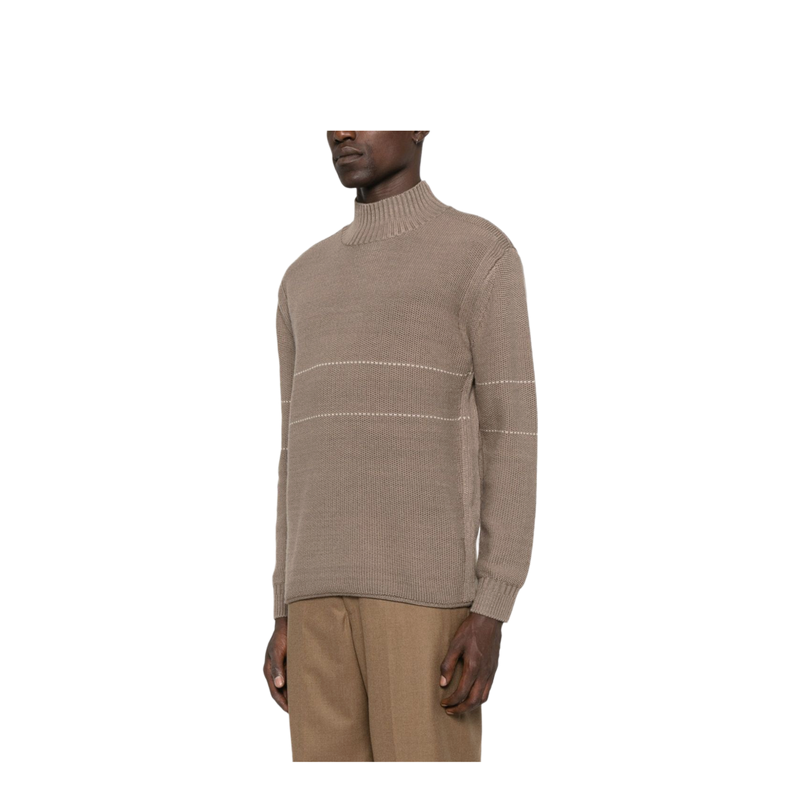 Ribbed Knit Sweater - Image 2