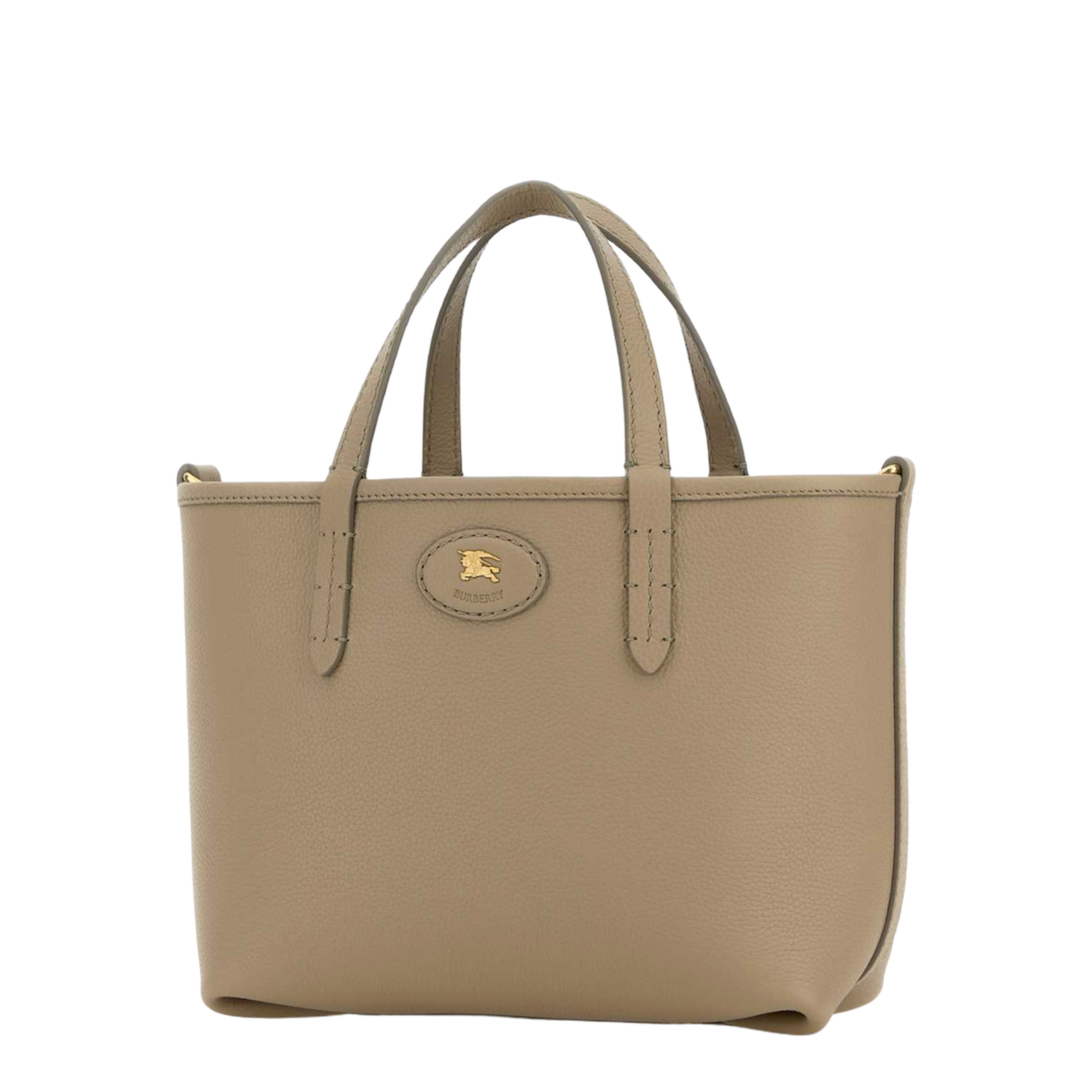 Dove Grey Leather Mini Bloomsbury Reversible Handbag - Image 2