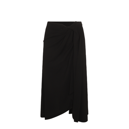 Draped Tailored Skirt - Image 2