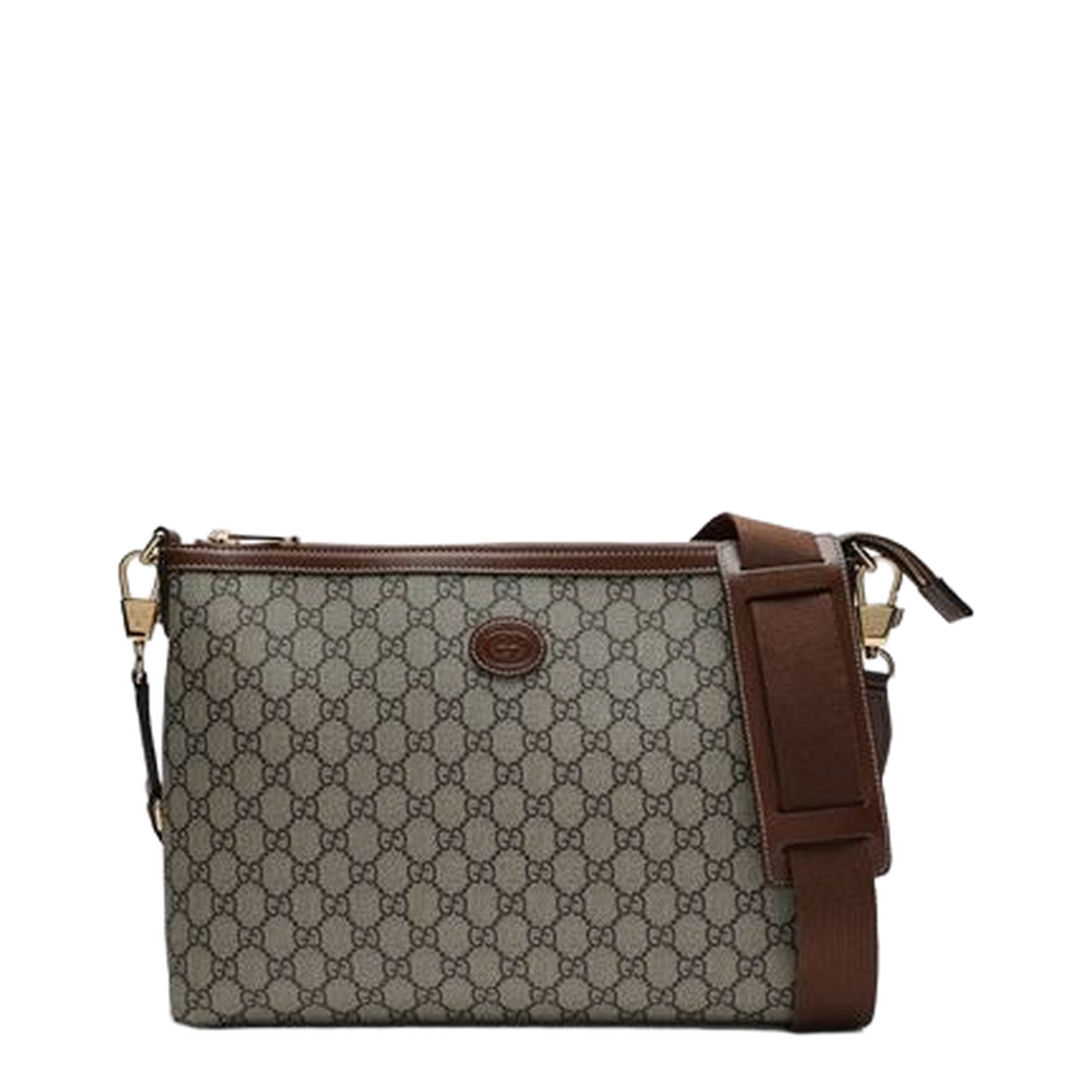 Small Canvas Bi-Color Pouch - Gray - Image 1