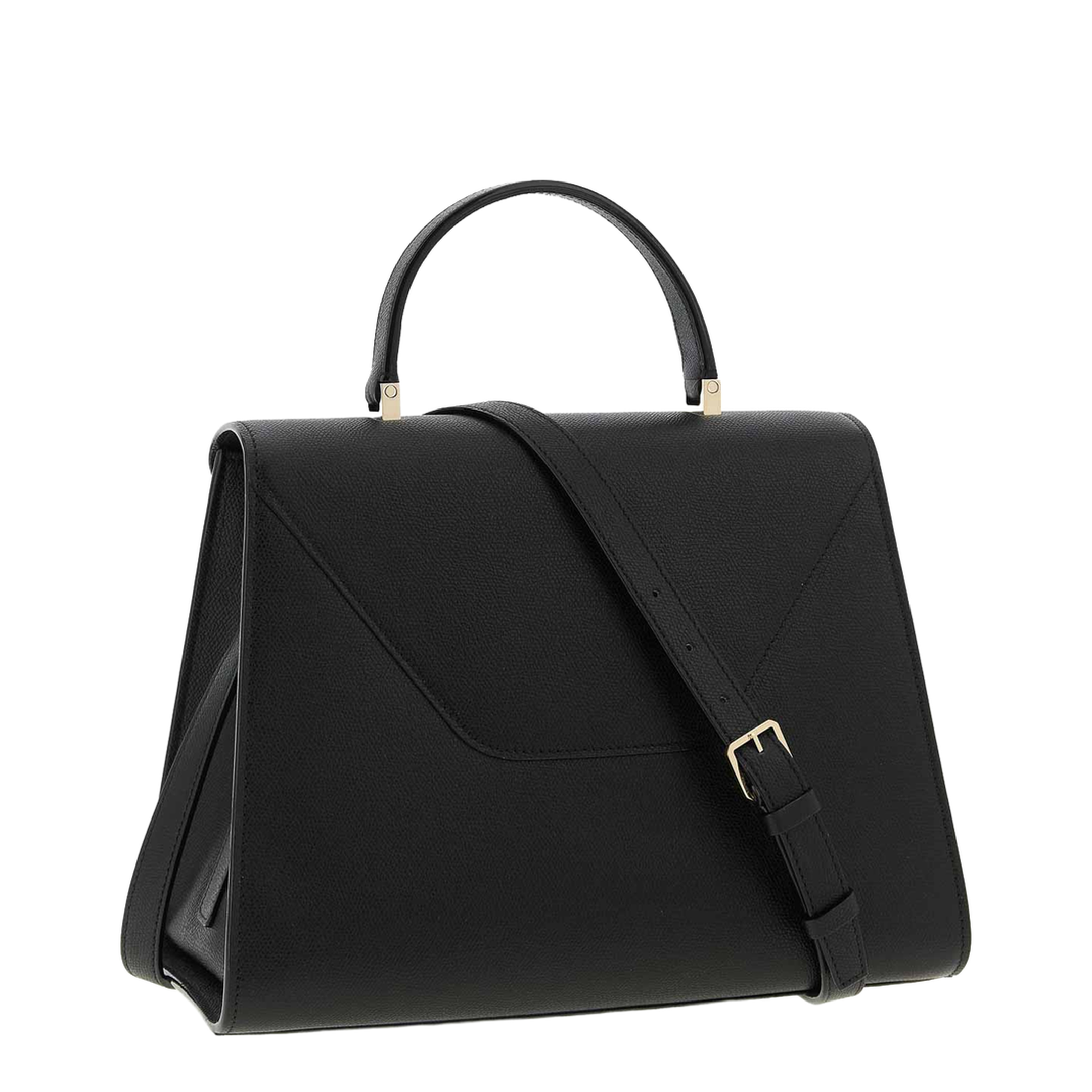 Iside Large Millepunte Calf Leather Handbag - Black - Image 2