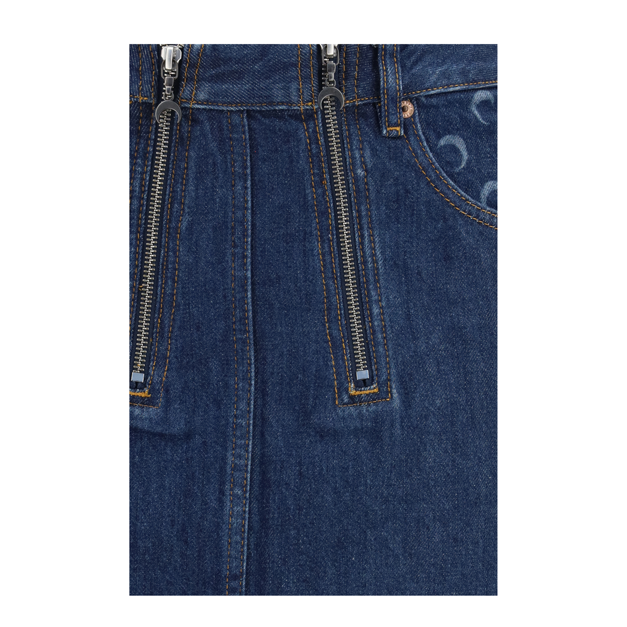 Zipped Mini Skirt - Image 3