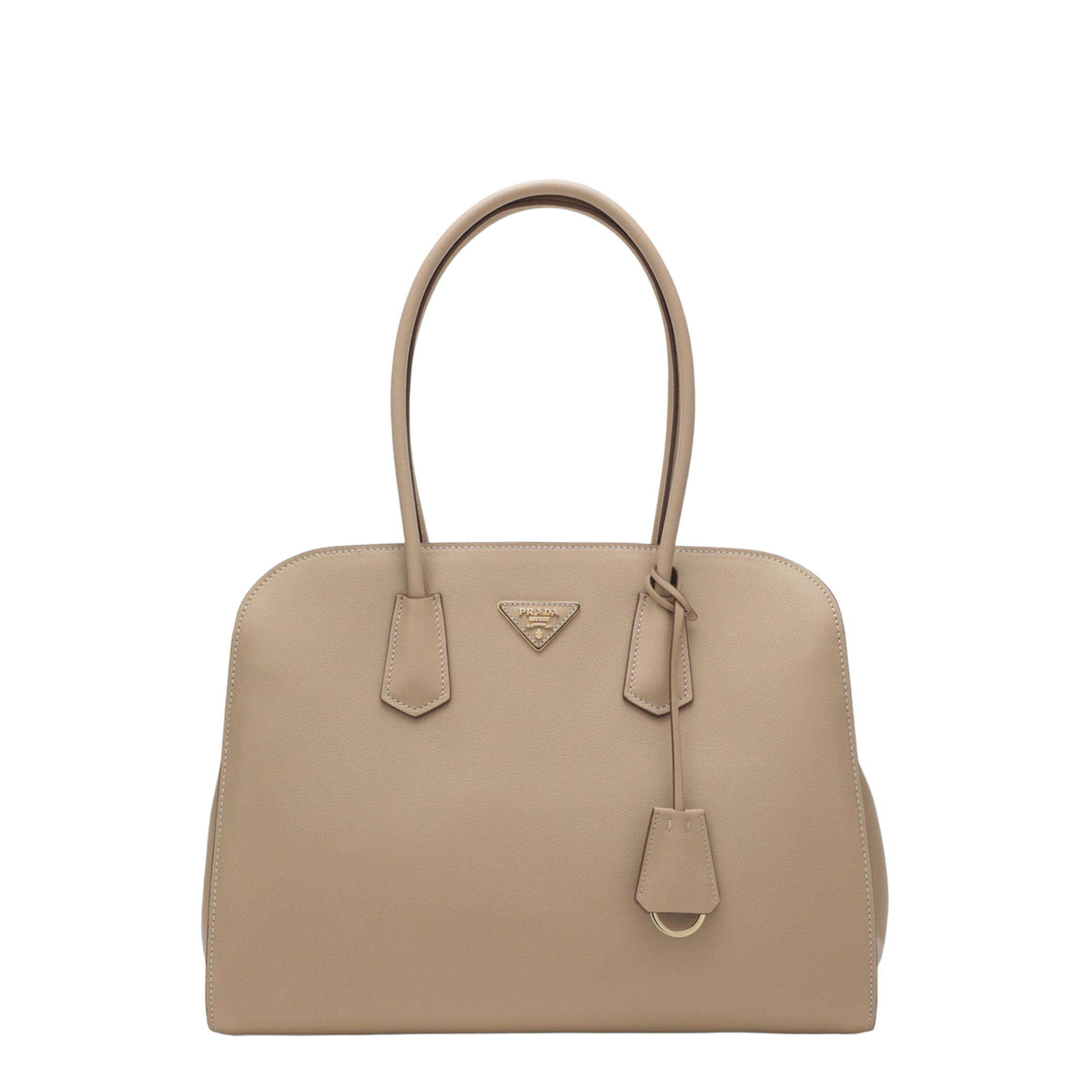 Large Calfskin Tote - Sand/Beige - Image 1