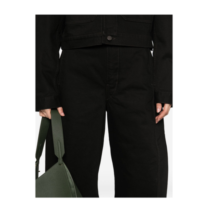 Black Maxi Barrel Workwear Pants - Image 4