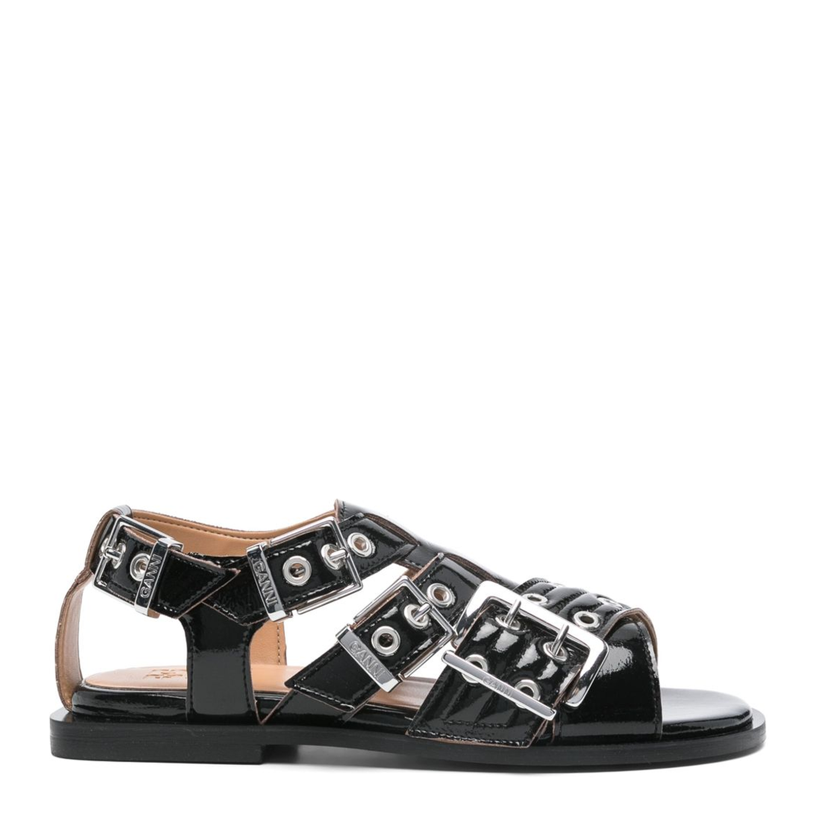 Eyelet-Detailing Sandals - Image 1