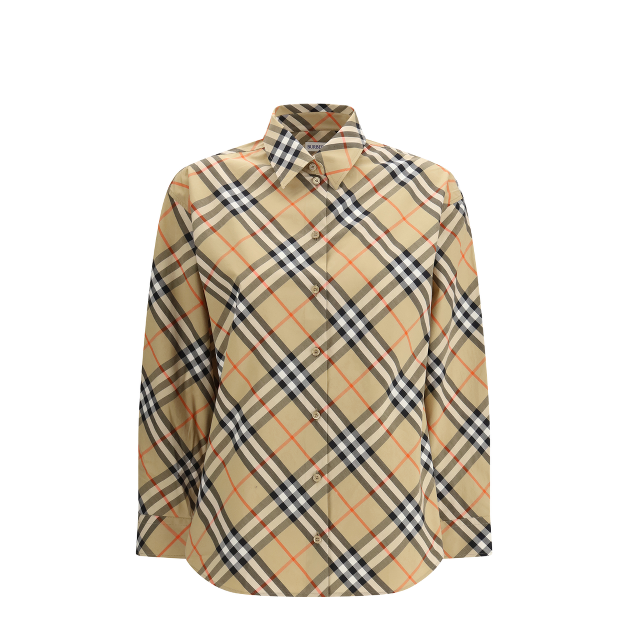 Slim Fit Cotton Check Shirt - Image 1