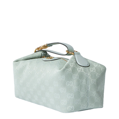 Vanity Medium Canvas Handbag - Blue - Image 2