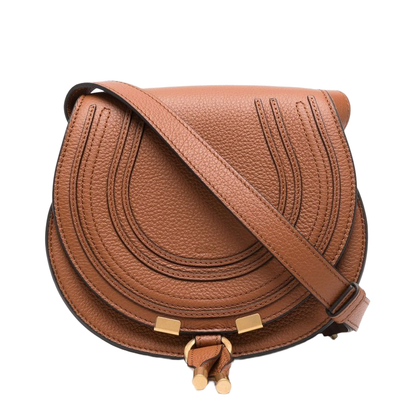 Marcie Small Calfskin Saddle Bag - Luggage - Image 1