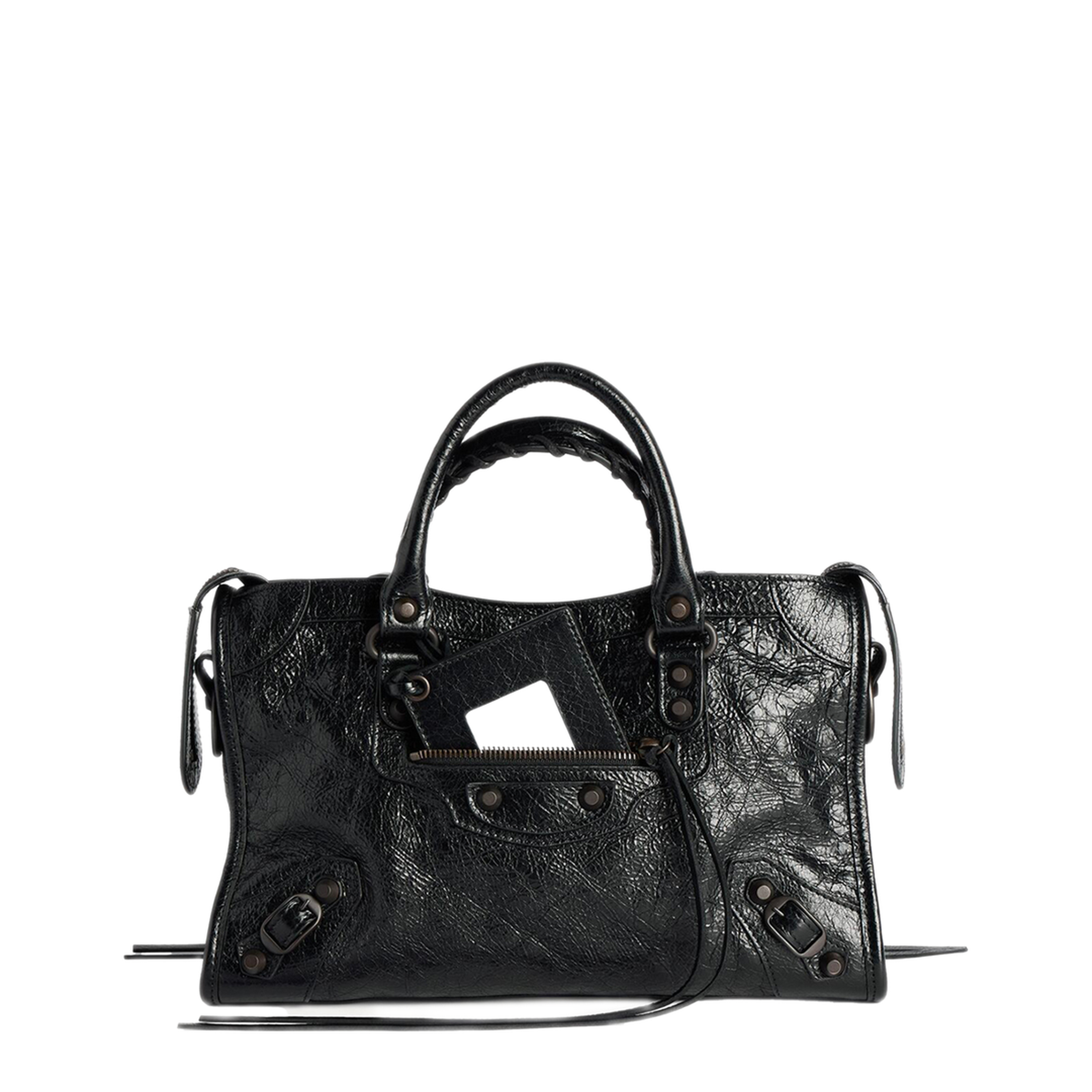 Le City Small Arena Lambskin Crossbody - Black - Image 1