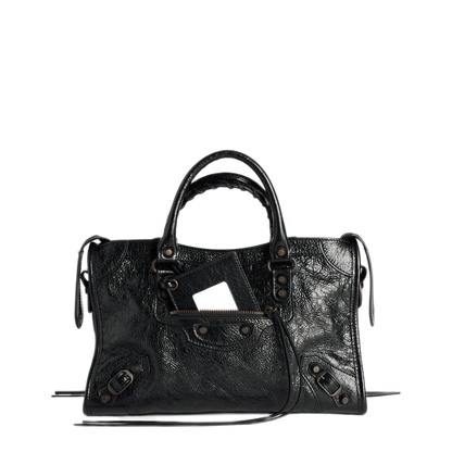 Le City Small Arena Lambskin Crossbody - Black - Image 1