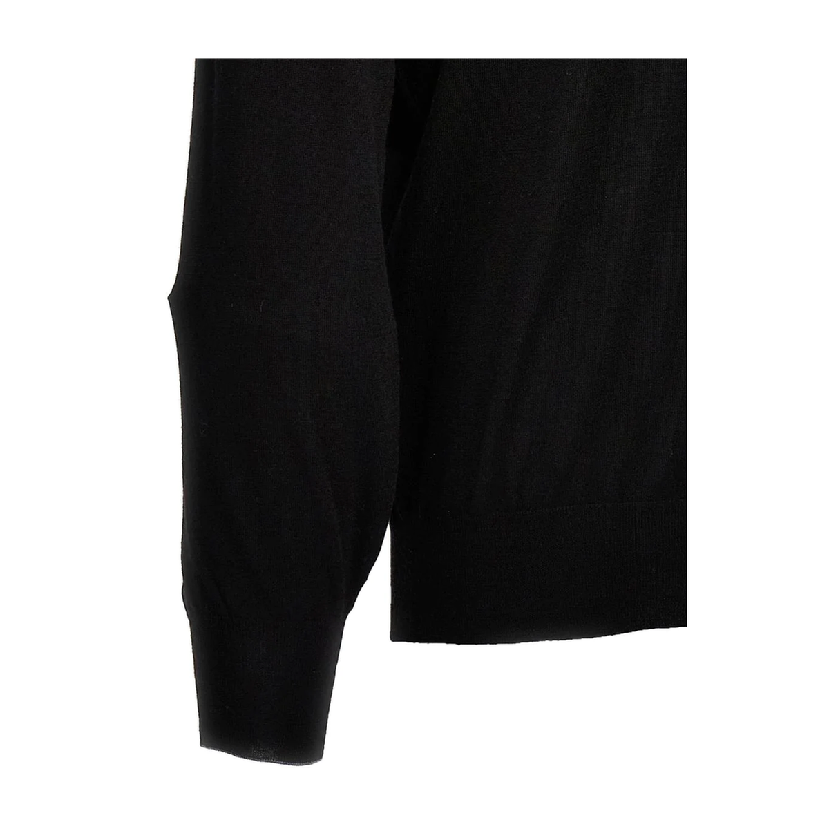 Virgin Wool Polo Shirts Black - Image 4