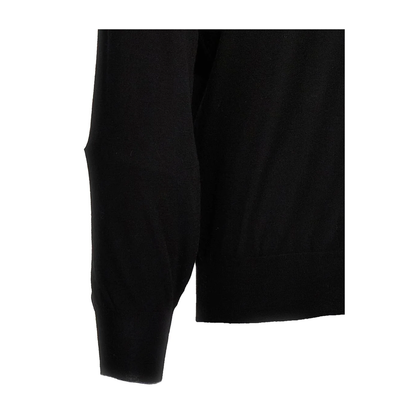 Virgin Wool Polo Shirts Black - Image 4