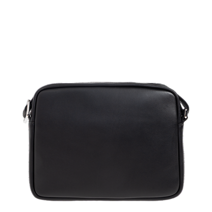 Pebble Crossbody Bag Smooth Calfskin Black - Image 3