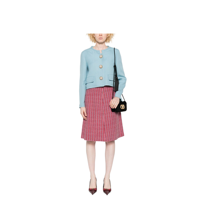 Short Collarless Jacket - Image 2