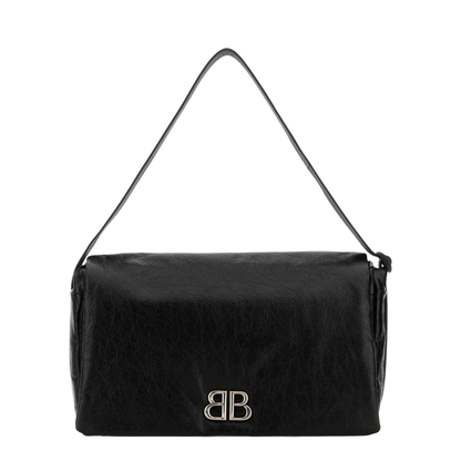 Medium Monaco Crossbody Bag in Black - Image 2