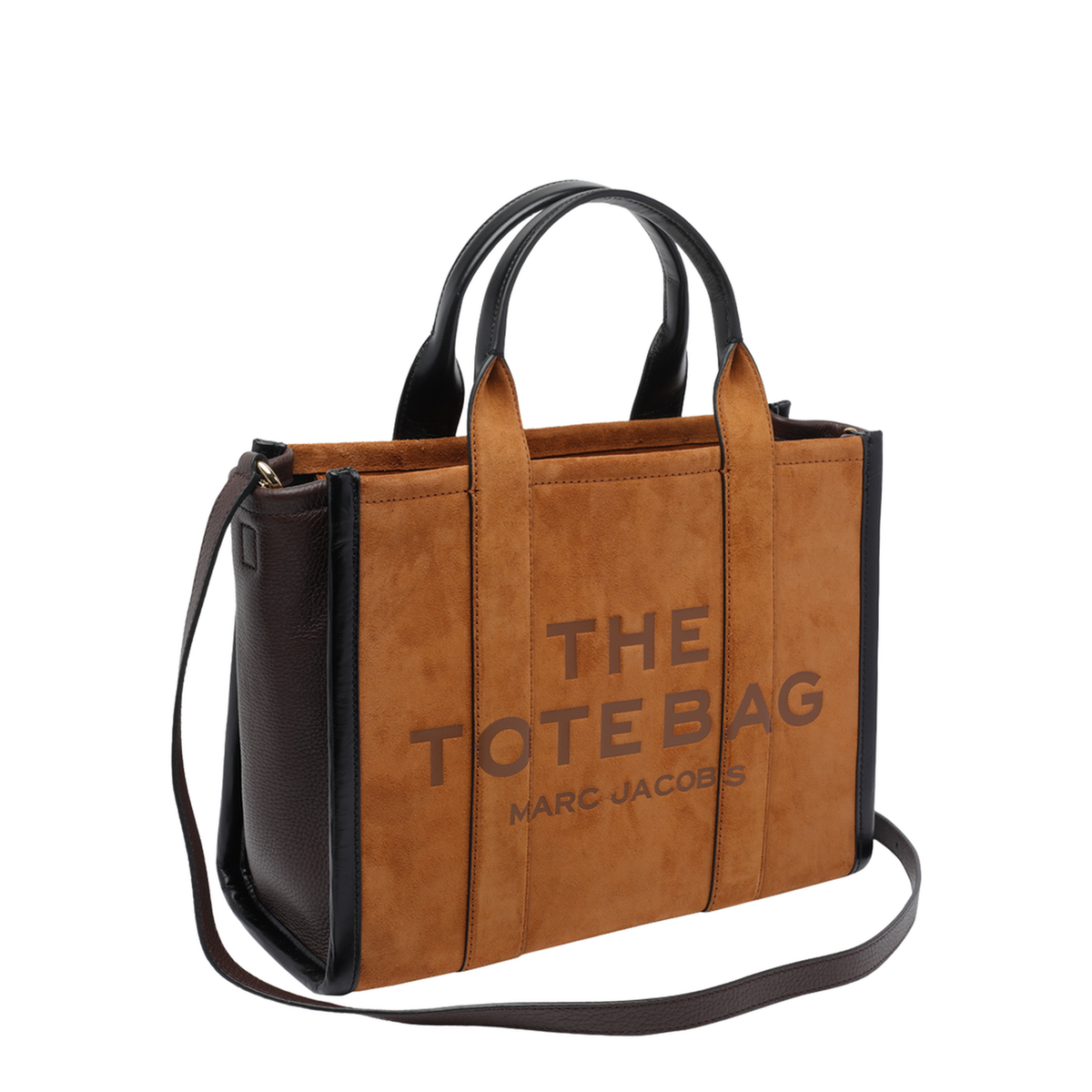 Medium Suede Tote - Copper Tan - Image 2