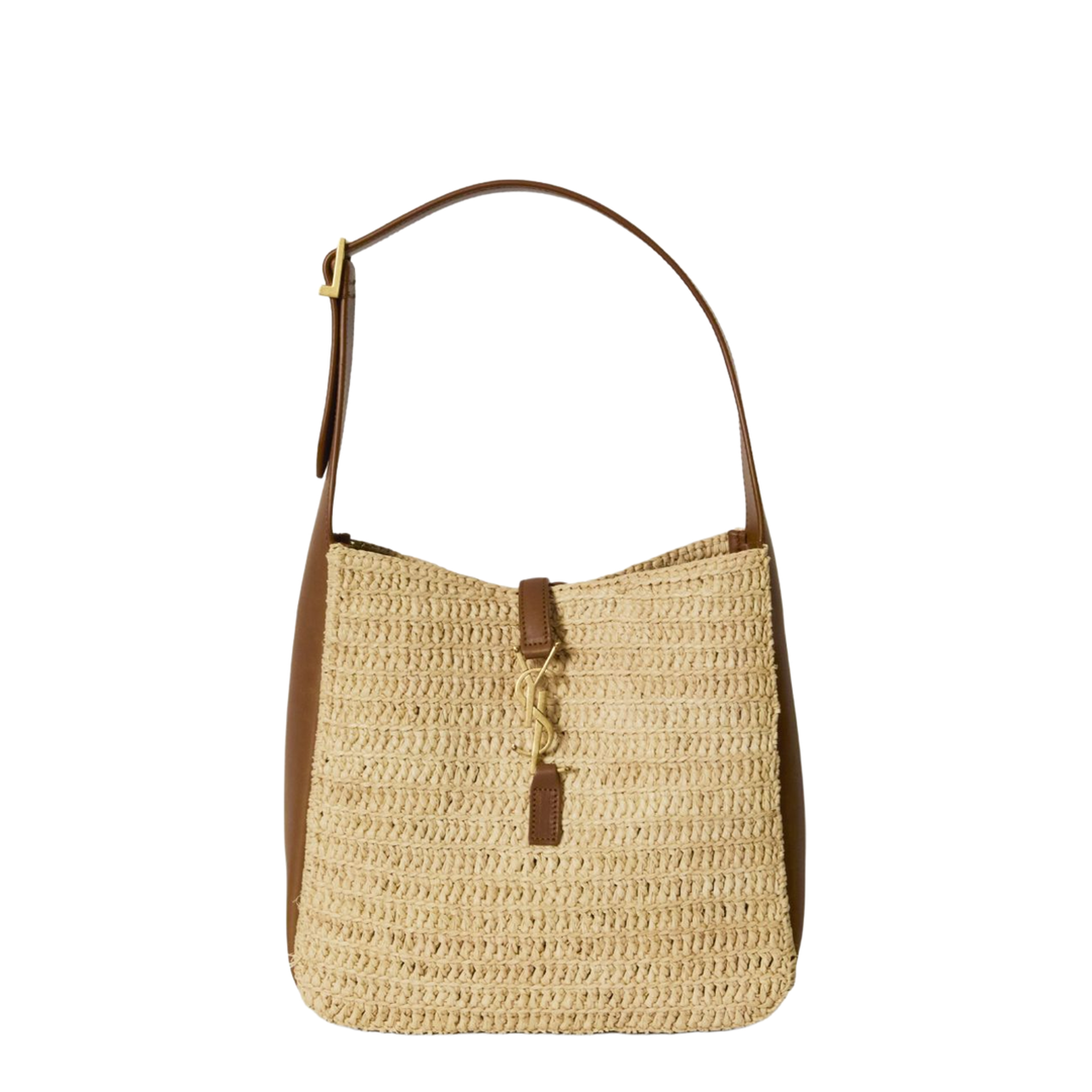 LE 5 À 7 Supple Small In Raffia And Leather - Image 1