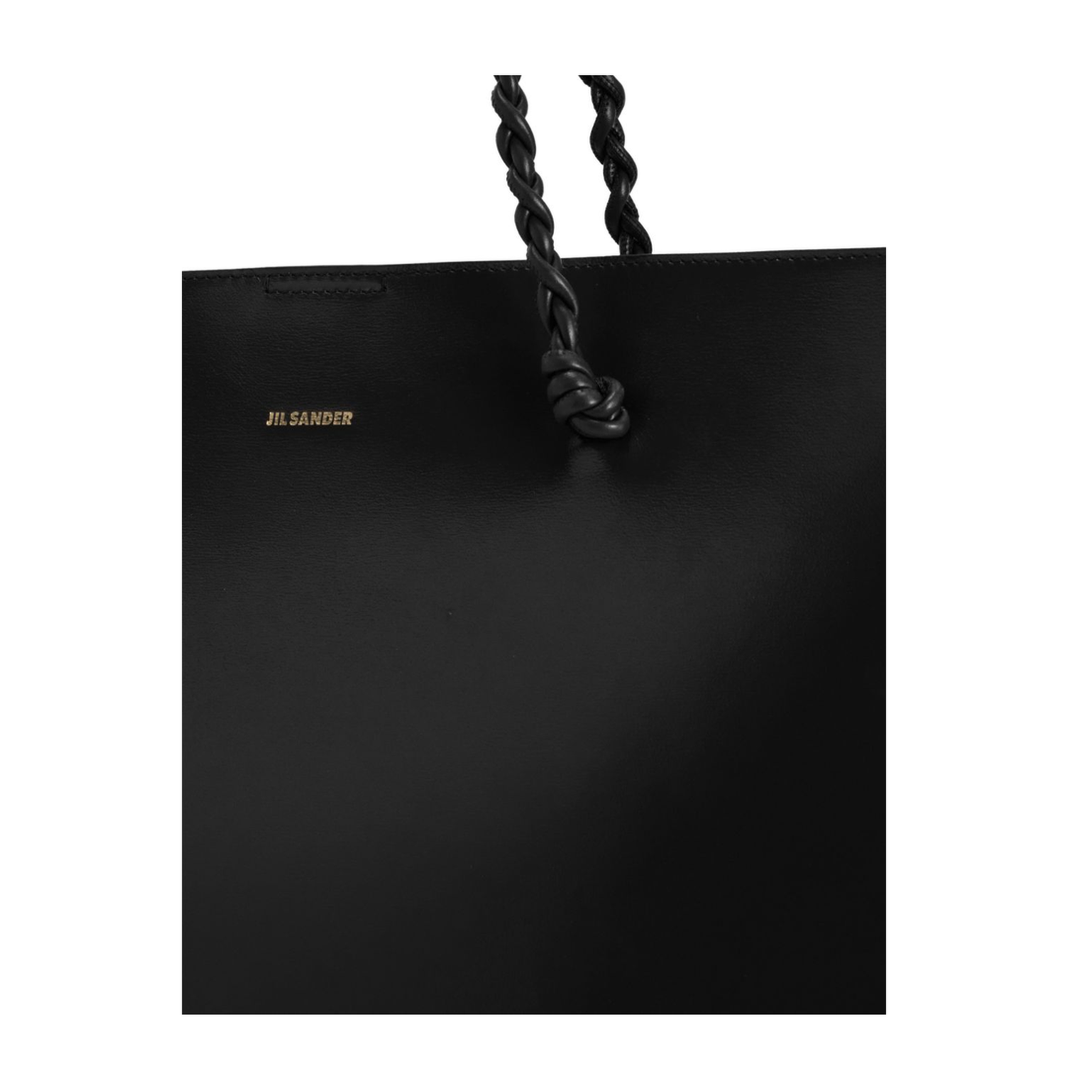 Tangle Tote Bag in Calf Leather - Black - Image 2