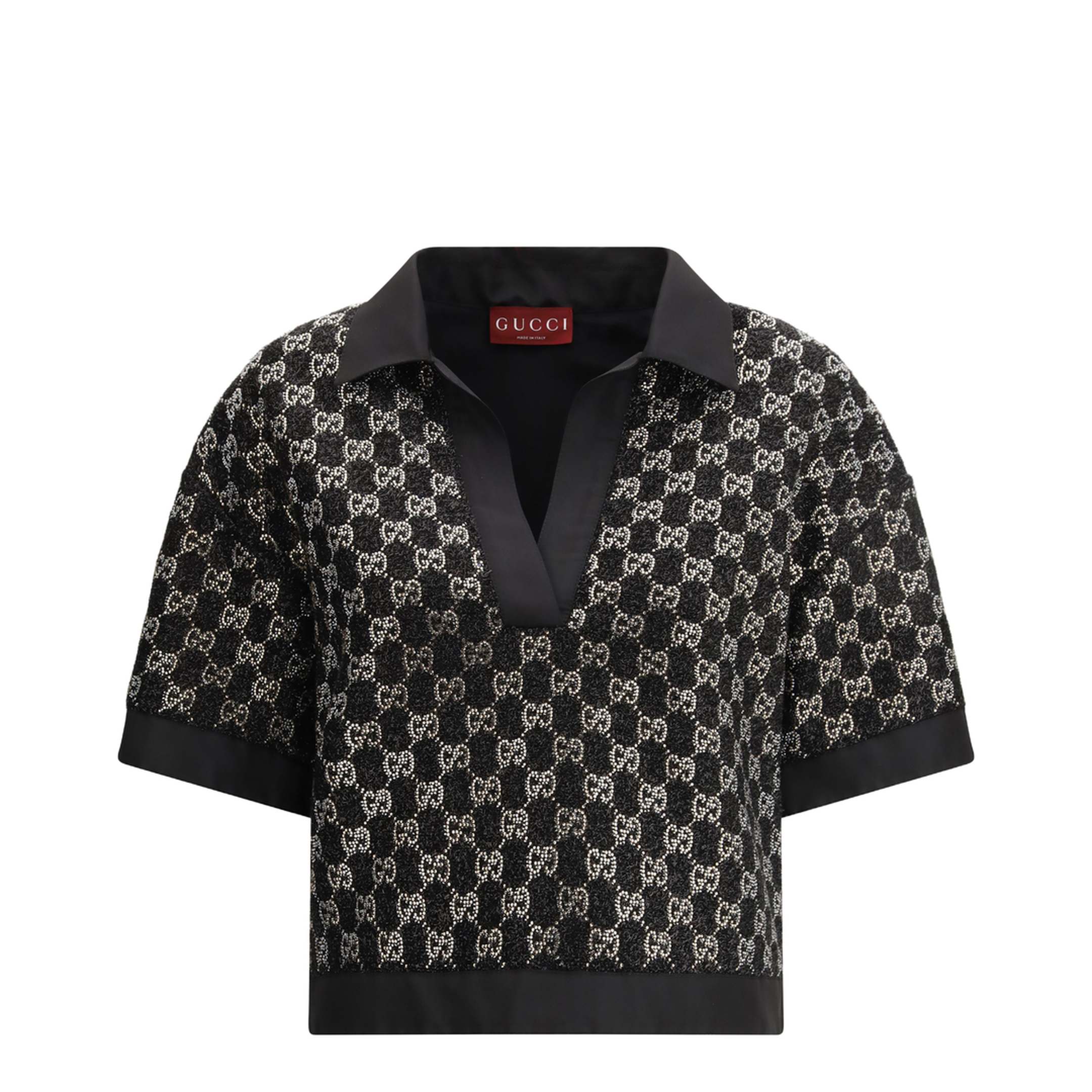Wool Lamé Tweed Top - Image 1