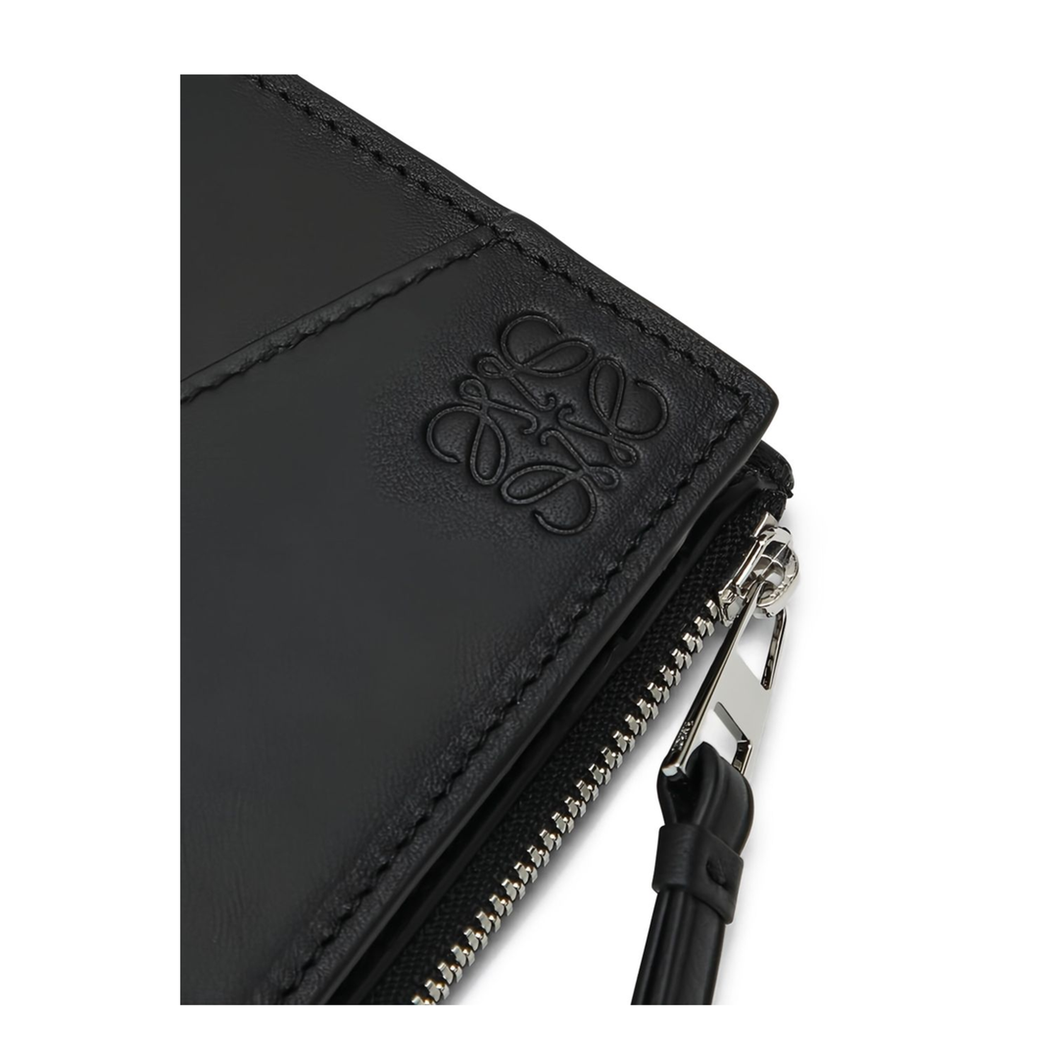Puzzle Slim Compact Wallet in Classic Calfskin - Image 4