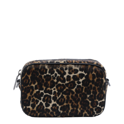 Mini Star Bag Mini Pony Skin Crossbody Bag - Beige, Brown and Black - Image 7