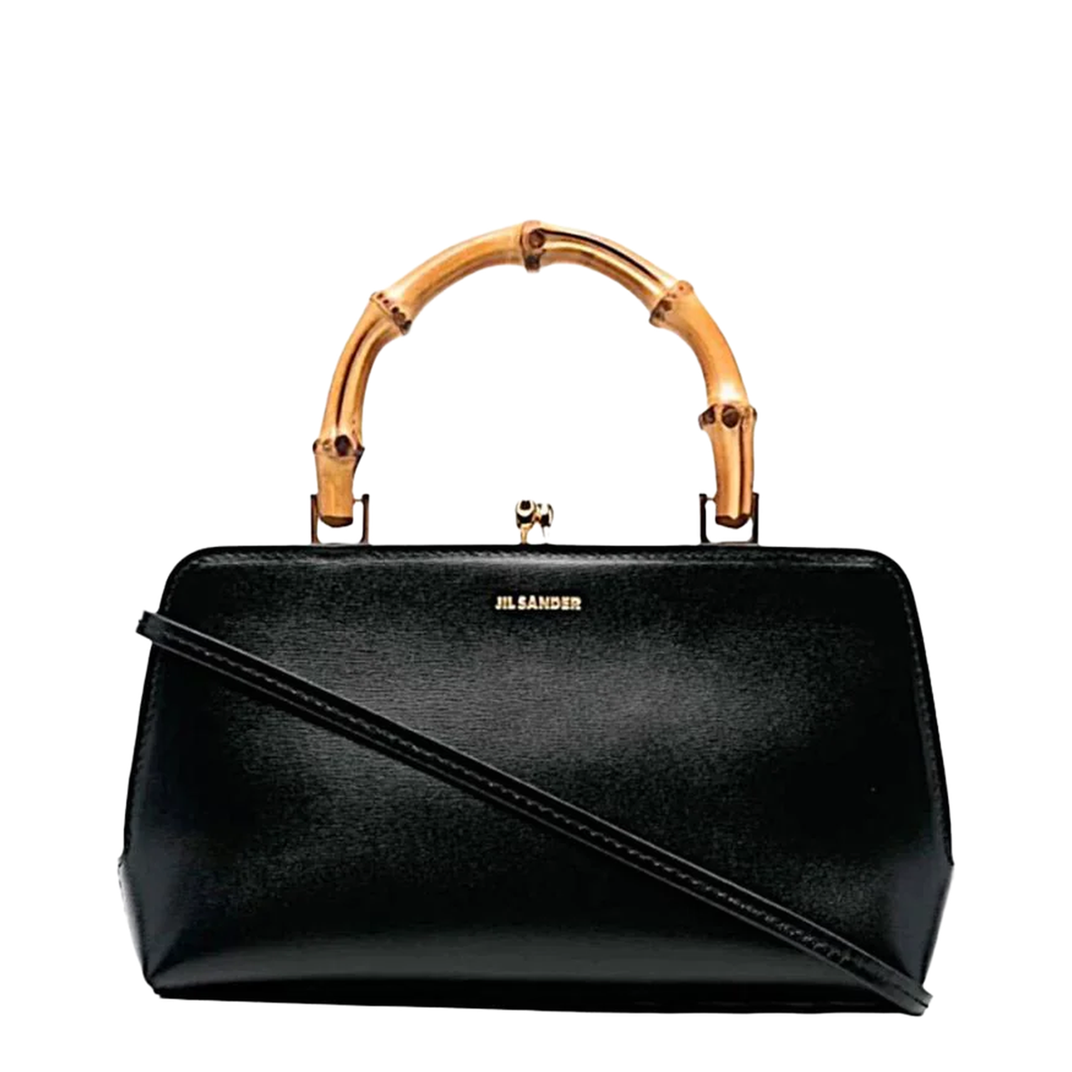 Goji Bamboo Mini Handbag Black - Image 1