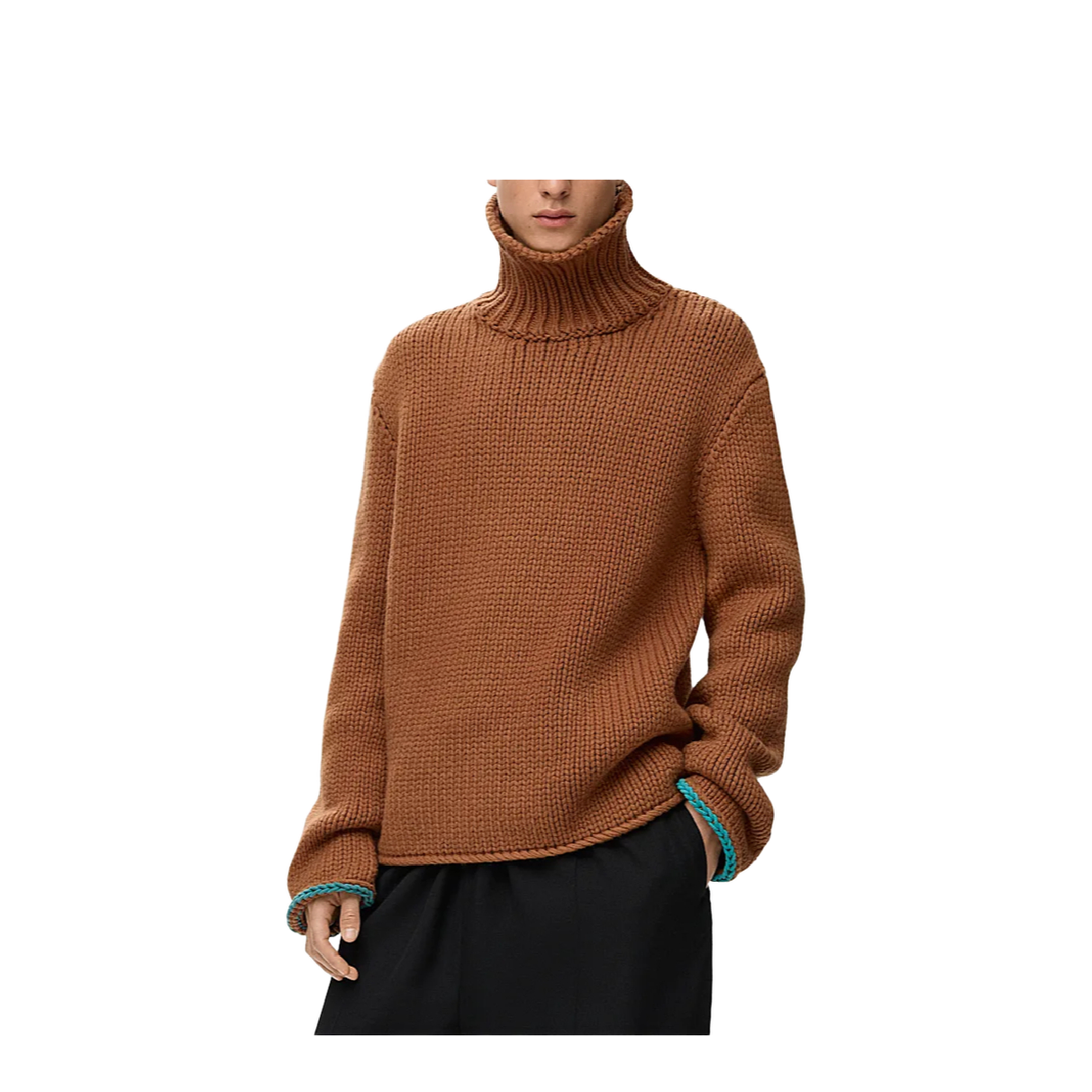 Turtleneck Knitted Sweater - Image 2