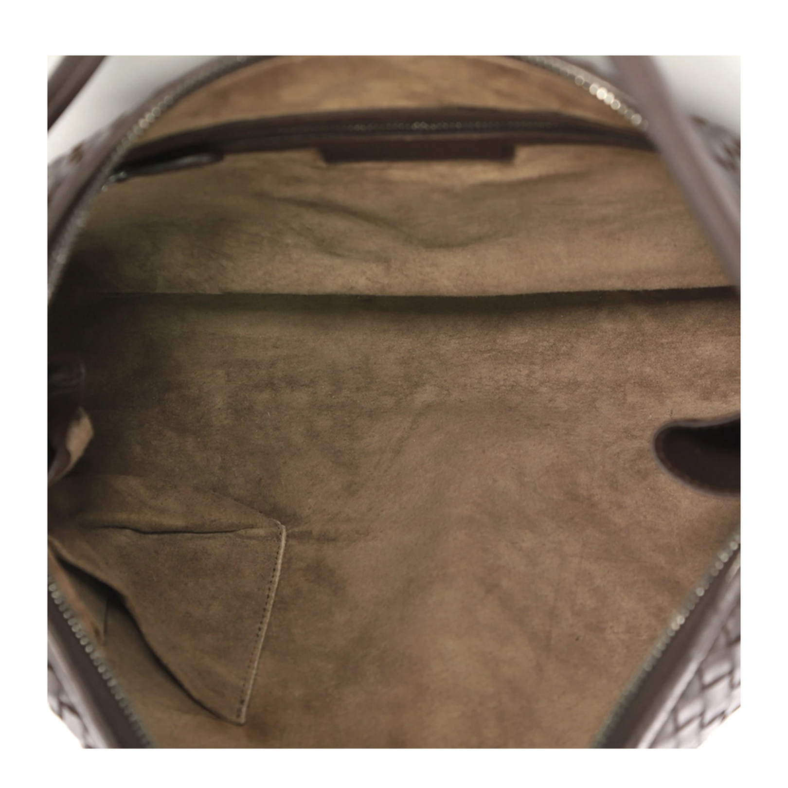 Intrecciato Leather Crossbody Bags - Brown - Image 5