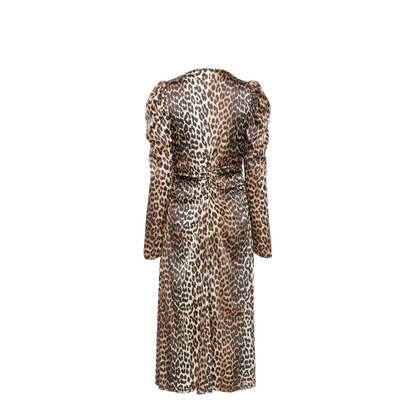 Midi Dress with Animal Print - Image 2