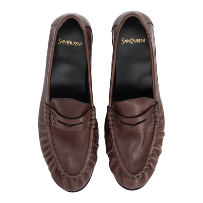 Loafer Supple In Matte Leather In Brown - Image 5