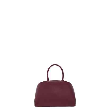 Hug M Handbag Leather Plum - Image 2