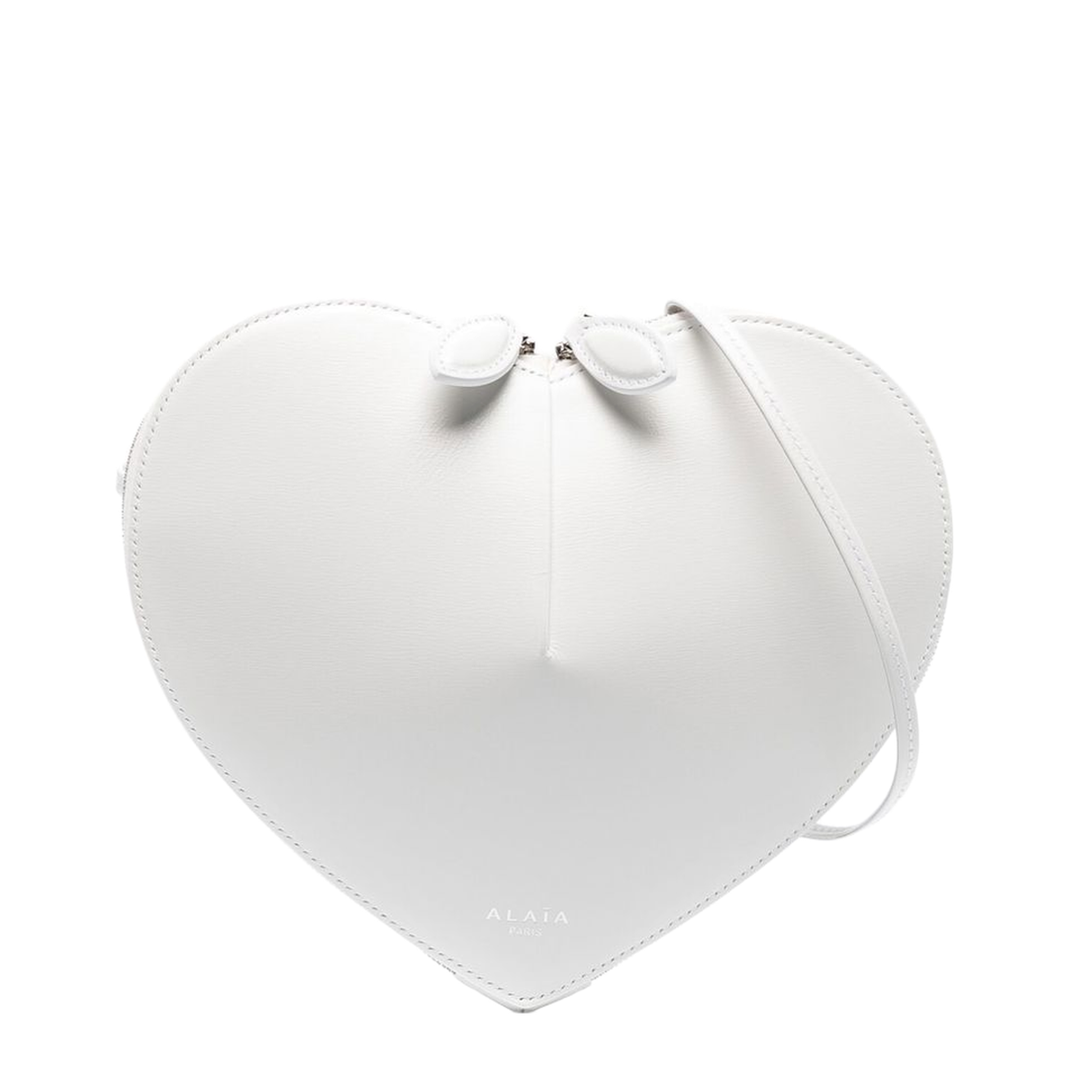 Optical White Le Coeur Bag in Calfskin - Image 1