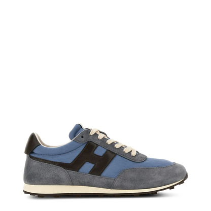 Athletic Suede and Fabric Sneakers - Image 1