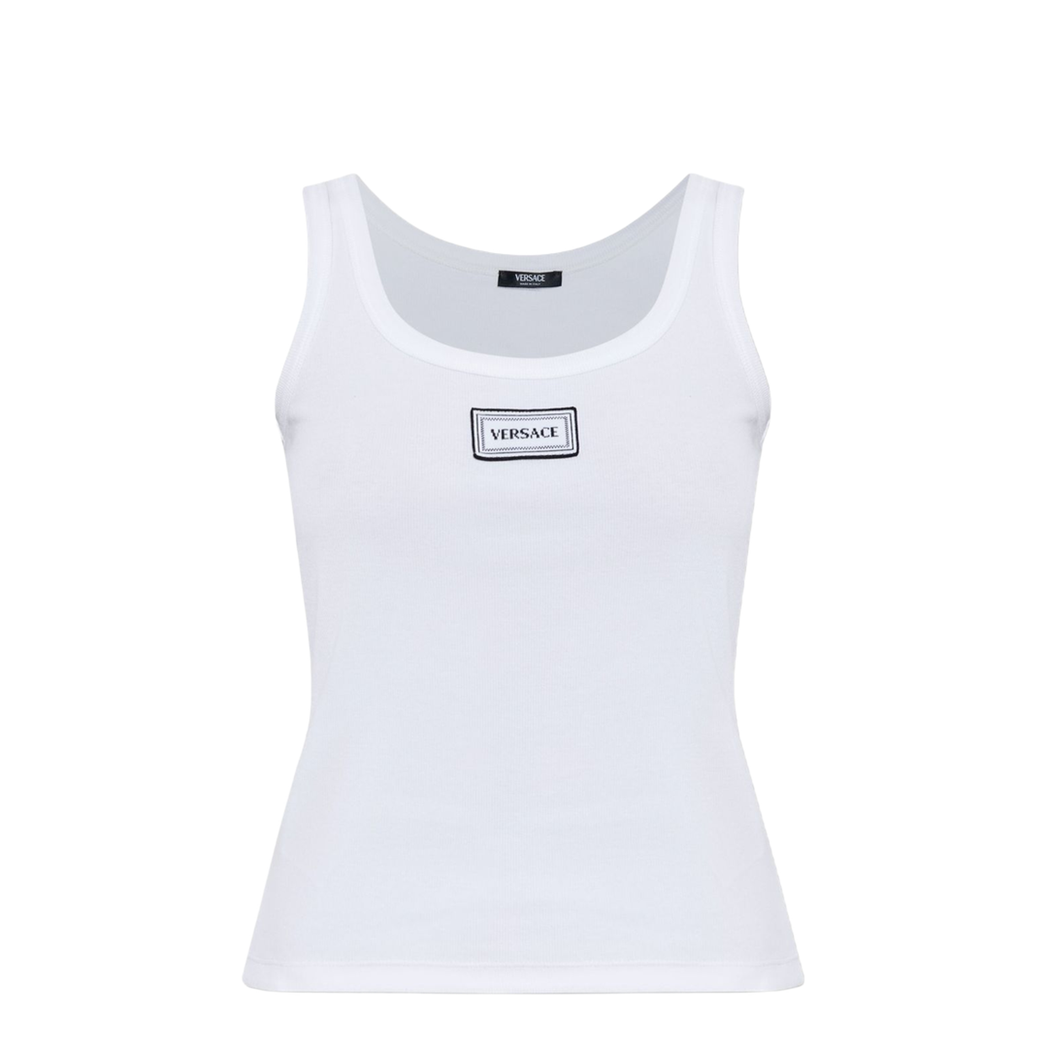 90s Vintage Logo Tank Top White - Image 1