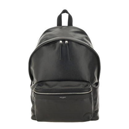 City Leather Backpack - Black - Image 1