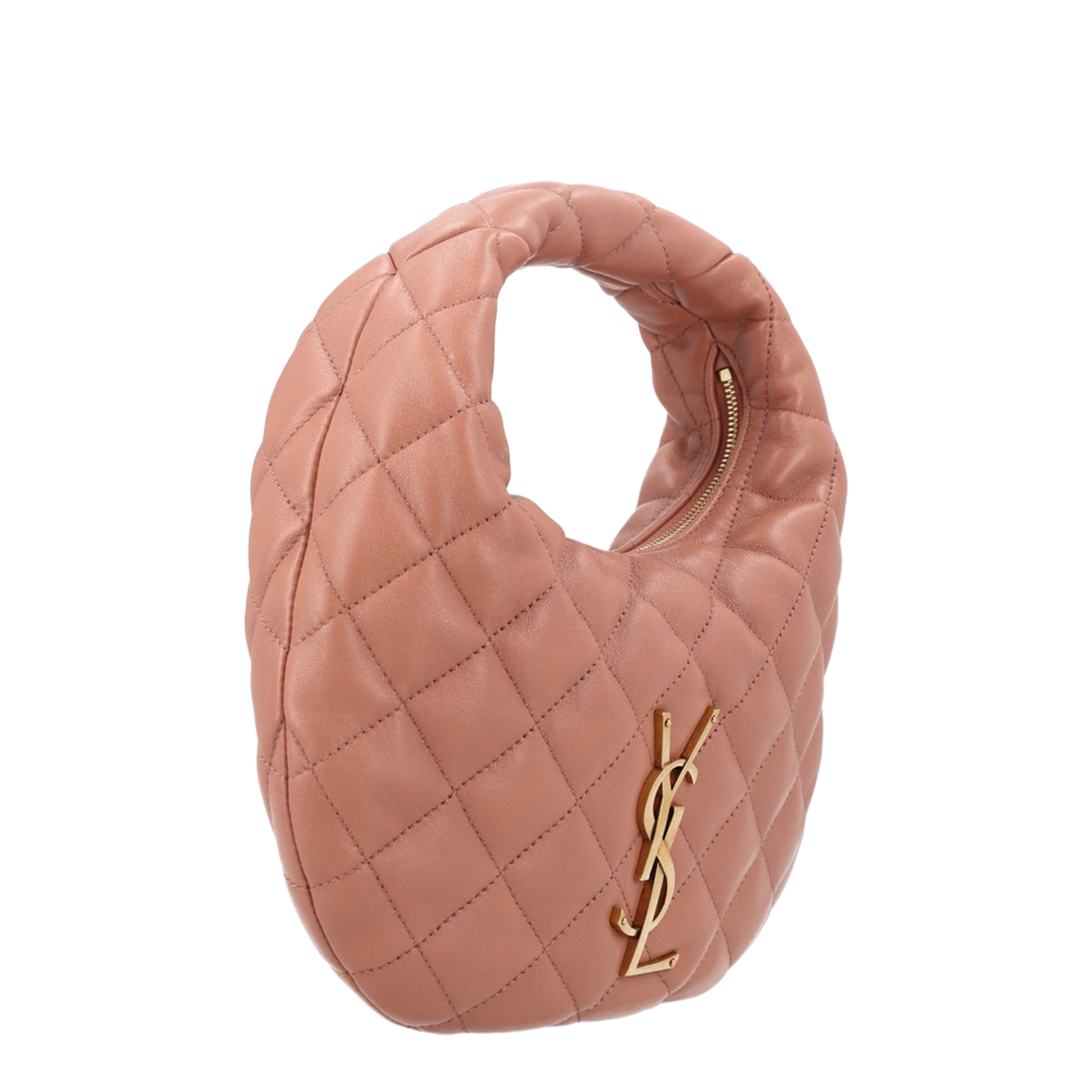 Icarino Quilted Nappa Handbag - Hortensia - Image 3