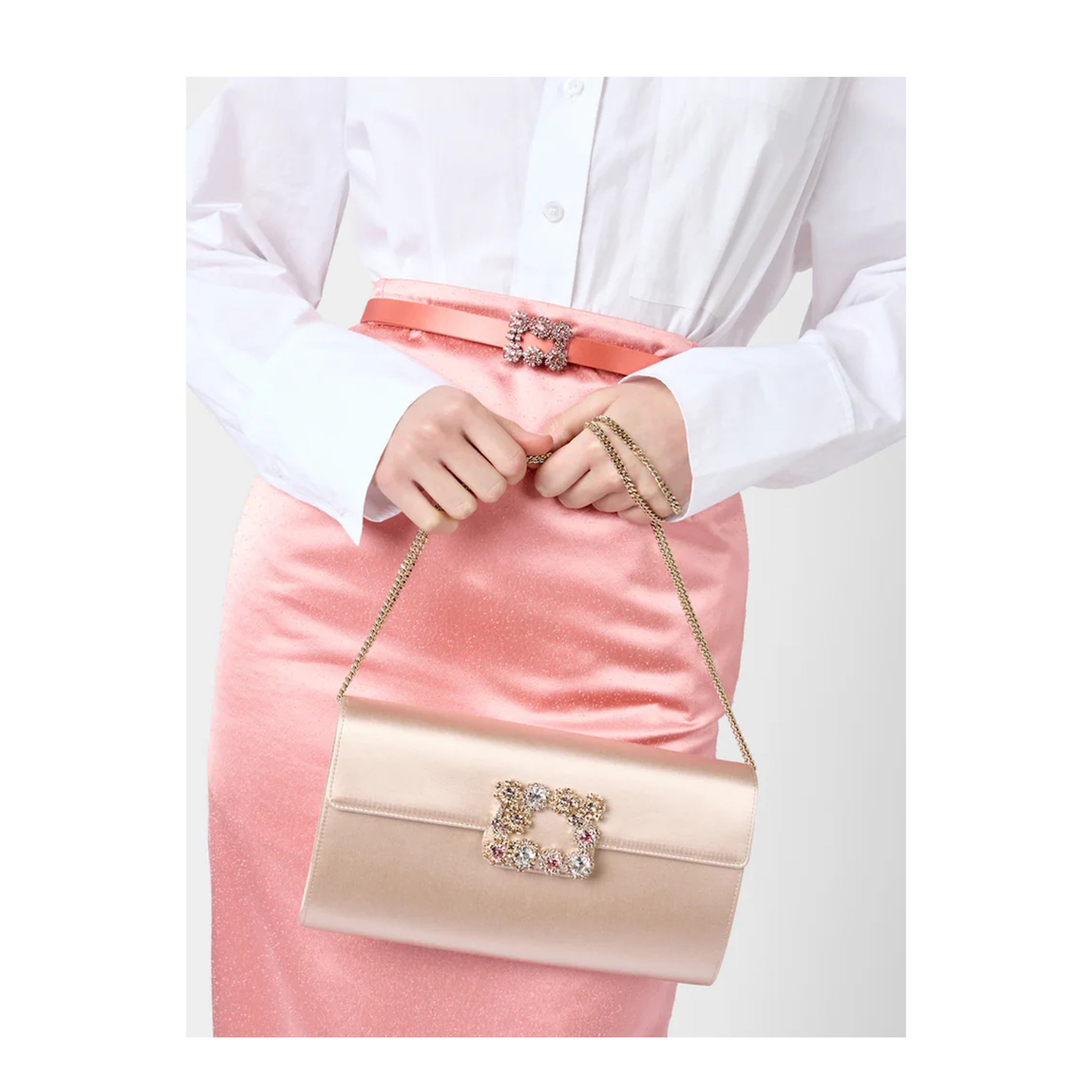 Efflorescence Clutch in Satin - Image 3