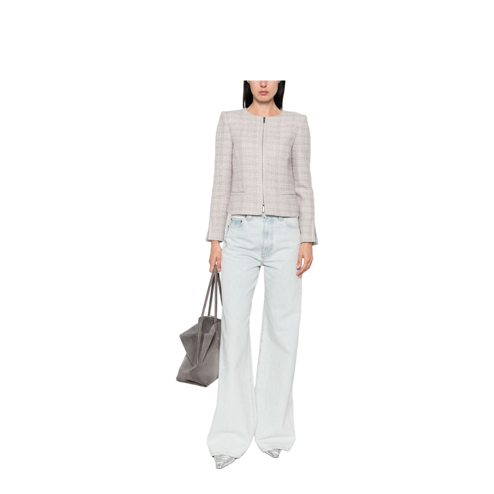 Wool Blend Blazer Jacket - Image 3