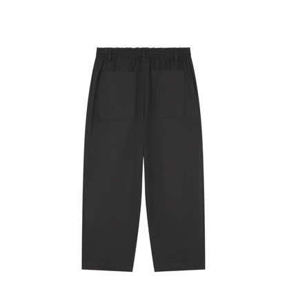 Cropped Pleated Chino Pants - Image 2