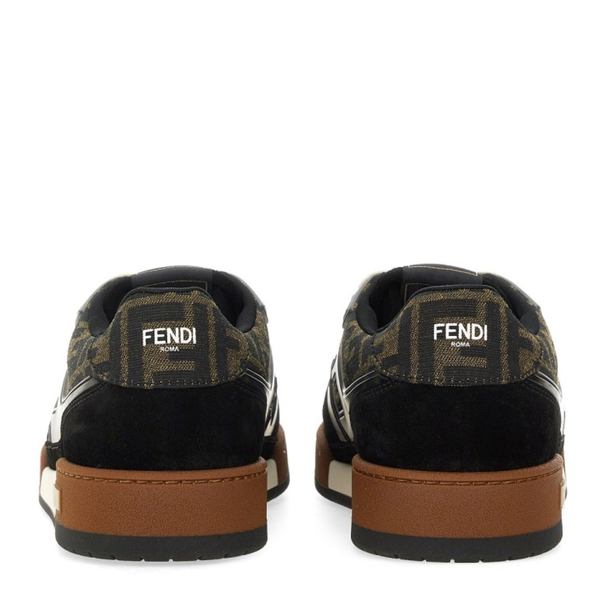 Match Sneaker in Black/Tabacco FF Jacquard - Image 2