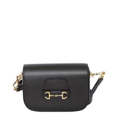 Horsebit 1955 Leather Shoulder Bag - Black - Image 1